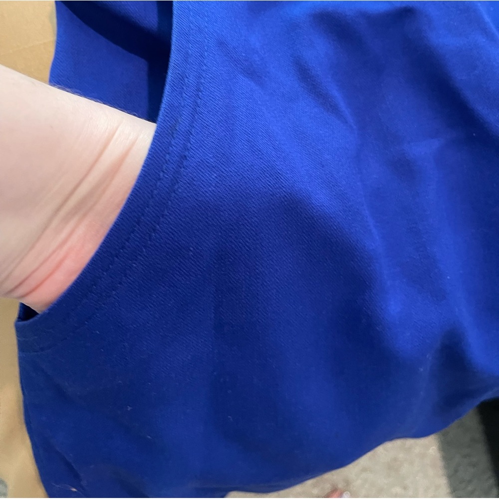 Vintage Bijon Sport 100% Wool Long Pencil Shirt W/ Pockets Sz 6/7 (S) - Picture 5 of 8